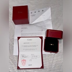 Cartier Rose Gold Love Ring Size 59